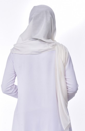 Plain Cotton Shawl 60065-21 Light Beige 21