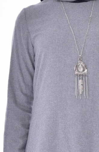 Necklace Tunic 2034 -02 Gray 2034 -02