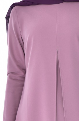 Asymmetric Tunic Trousers Double Suit 1006-05 Dried Rose 1006-05