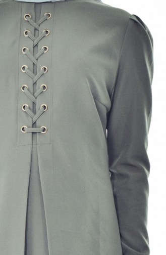 Asimetrik Tunik Pantolon İkil Takım 1004-02 Haki