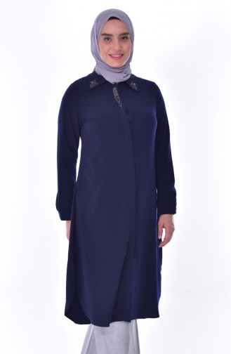 Navy Blue Tuniek 4012-02