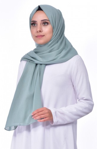 Plain Cotton Shawl 60065-20 Mint Green 20