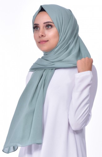 Plain Cotton Shawl 60065-20 Mint Green 20