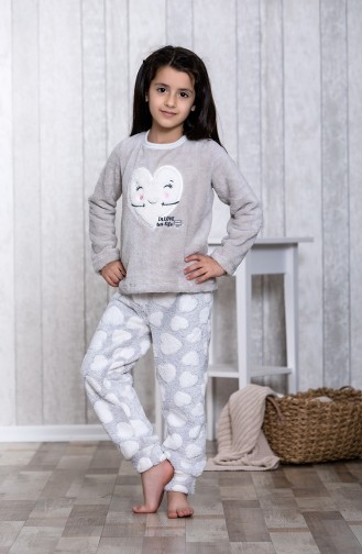 Patterned Children´s Pajamas Set MLB3022-01 Gray 3022-01