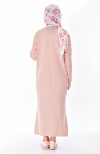 Powder Hijab Dress 9090-02