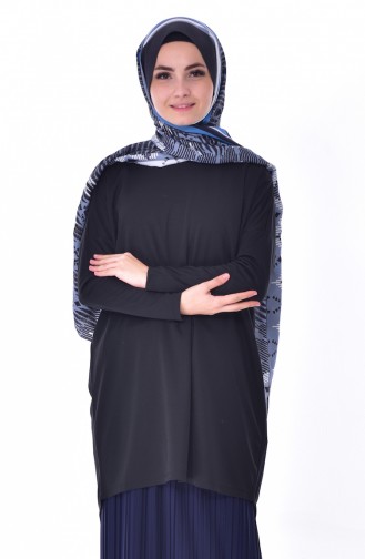 Schwarz Bluse 3242-01