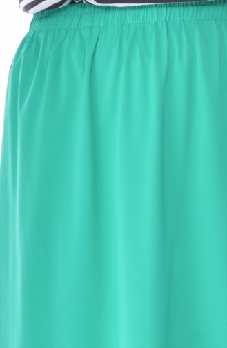 تنورة أخضر حشيشي 1008-15