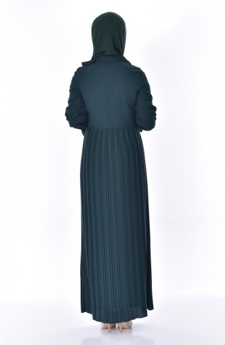فستان أخضر زمردي 1297-03