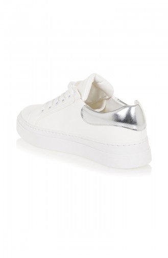 Women´s Sports Shoes 50032-01 White Silver 50032-01