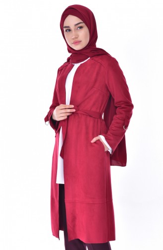 Cape Daim a Ceinture 50351-01 Plum 50351-01