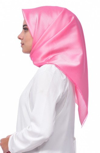 Düz Tafta Eşarp 901370-12 Pembe