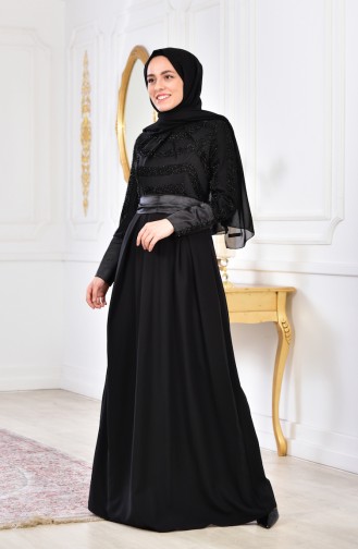 Belted Dress 2146-02 Black 2146-02