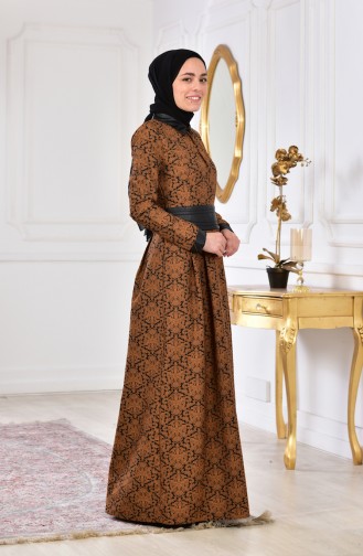 Jacquard Dress 1617-01 Taba 1617-01