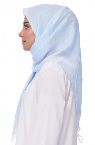 Baby Blue Smart Scarf 14