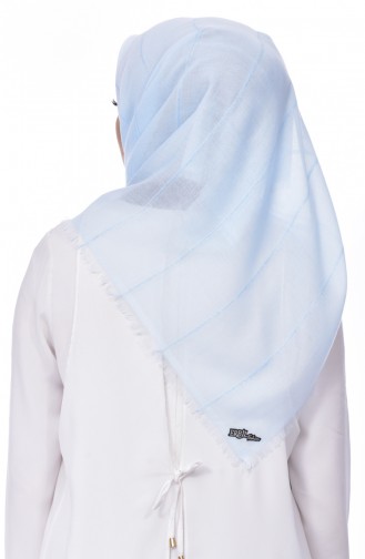 Baby Blue Smart Scarf 14