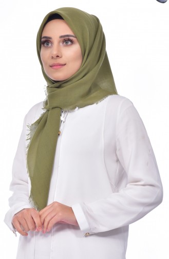 Cotton Akıllı Eşarp 901376-14 Haki