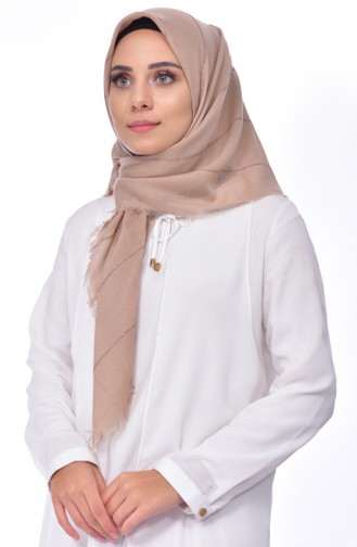 Beige Smart Scarf 15