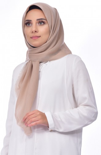 Cotton Akıllı Eşarp 901376-07 Bej