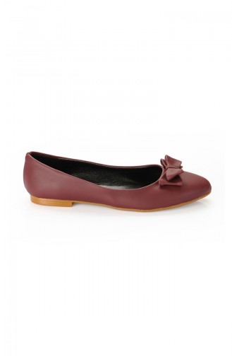 Ballerine Pour Femme 3740-03 Bordeaux 3740-03