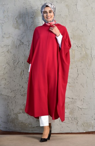 Claret Red Poncho 1321-08