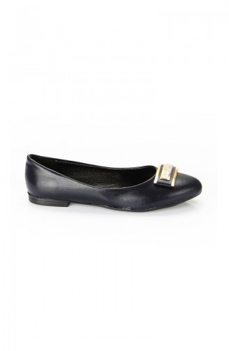Women´s Flat Shoes Ballerina 3730-05 Navy Blue 3730-05
