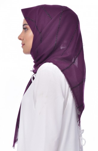 Purple Smart Scarf 05