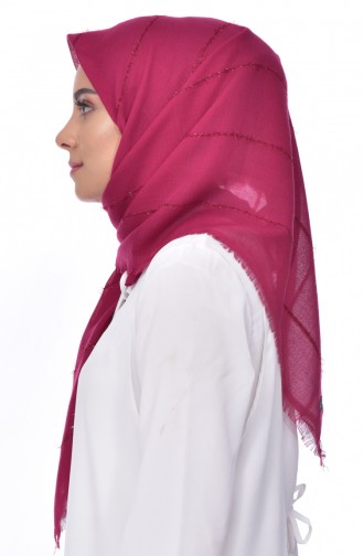 Plum Smart Scarf 07