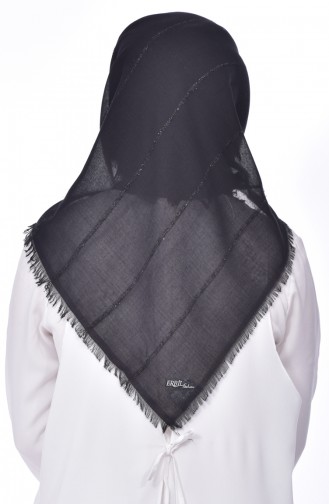 Black Smart Scarf 08