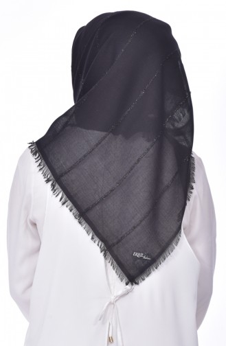 Black Smart Scarf 08