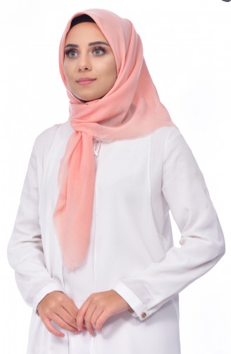 Cotton Akıllı Eşarp 901376-08 Somon