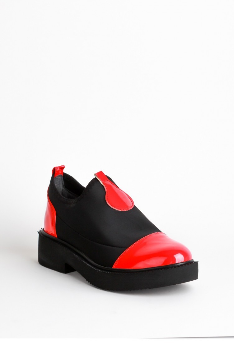 Red Casual Shoes 145370 Sefamerve