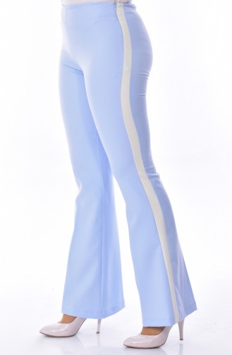 Striped Spanish Trousers 1699-02 Baby Blue 1699-02