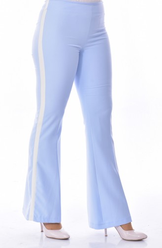 Striped Spanish Trousers 1699-02 Baby Blue 1699-02