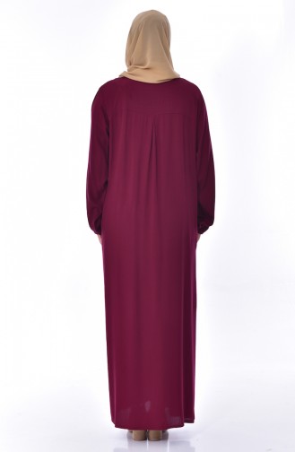 Robe Bordée Grande Taille 99164-01 Bordeaux 99164-01