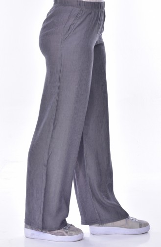 Striped Crepe Trousers 24544-05 Gray 24544-05