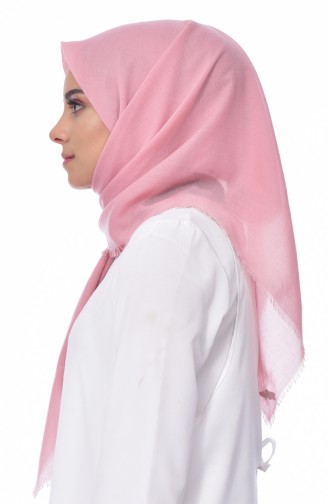 Cotton Akıllı Eşarp 901376-01 Koyu Pudra