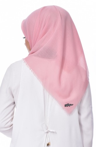 Cotton Akıllı Eşarp 901376-01 Koyu Pudra