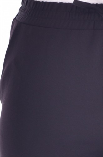 Pantalon Taille élastique 1708-01 Noir 1708-01