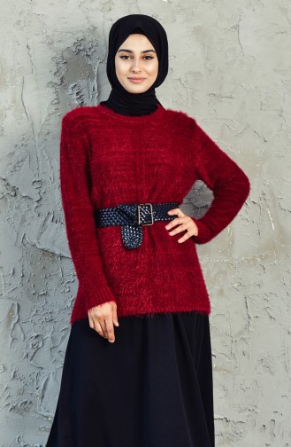iLMEK Knitwear Sweater 4042-03 Claret Red 4042-03