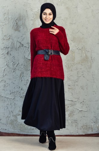 iLMEK Knitwear Sweater 4042-03 Claret Red 4042-03