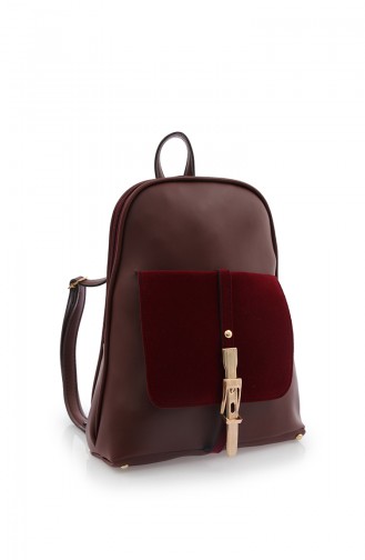 Claret Red Backpack 04K-03