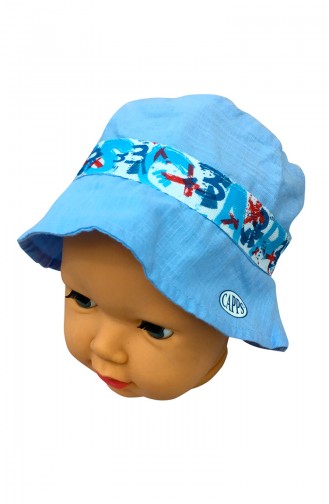 Çocuk Şapka A6330-01 Mavi