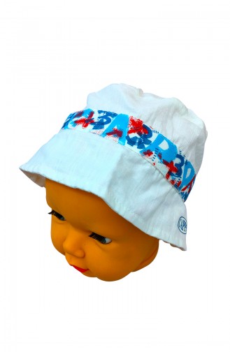 Çocuk Şapka A6331-01 Beyaz