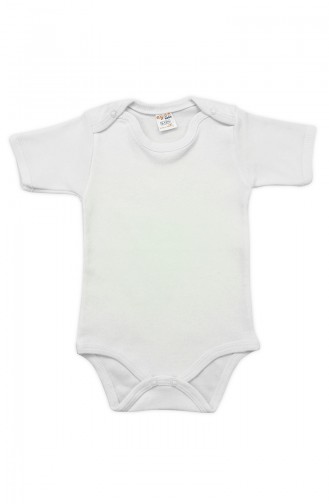 Body a Bouton pressions Pour Bébé A6856-01 Creme 6856-01