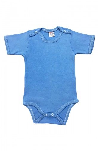 Body a Bouton pressions Pour Bébé A6858-01 Bleu 6858-01