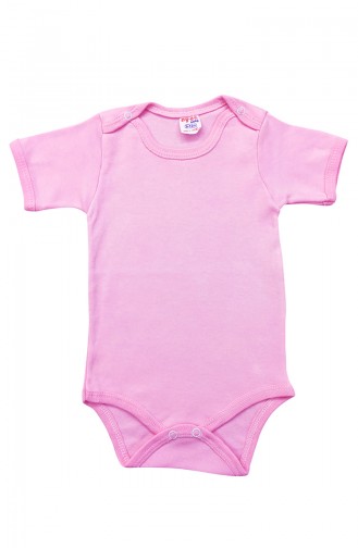 Body a Bouton pressions Pour Bébé A6859-01 Rose 6859-01