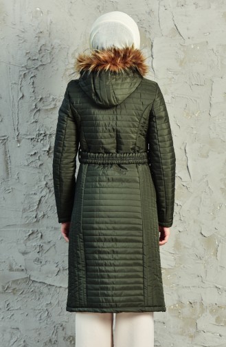Khaki Winter Coat 0123-04