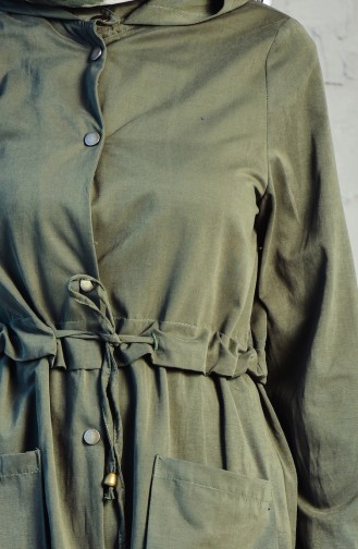 Khaki Trench Coats Models 6424-03