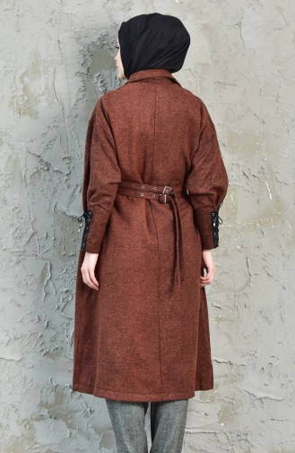 Kuş Gözü Detaylı Kaban 4572-01 Kiremit