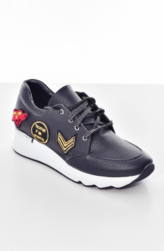 Black Sneakers 653K-01